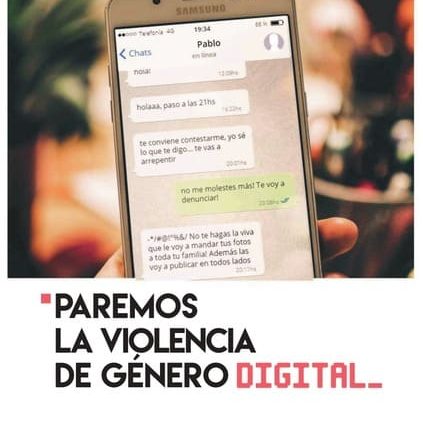 PAREMOS LA VIOLENCIA DE GENERO DIGITAL SABIAS QUE